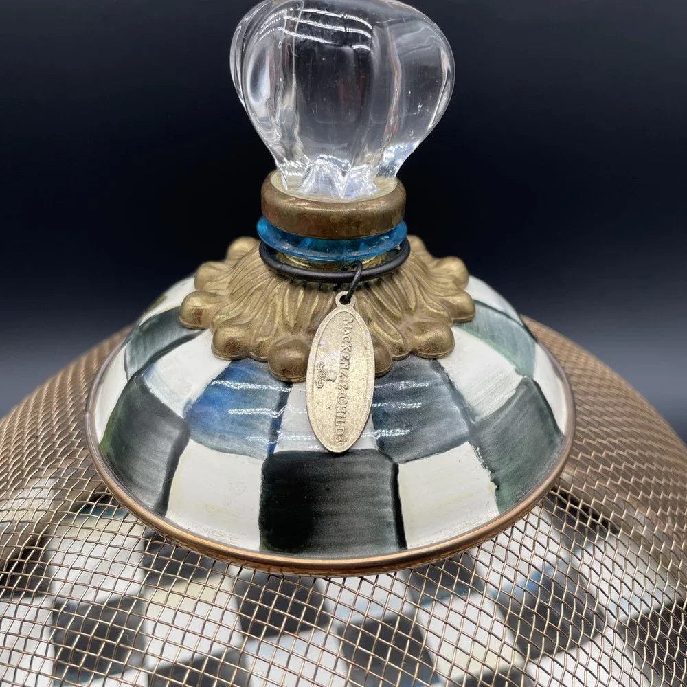 MacKenzie-Childs Courtly Check Enamel 12